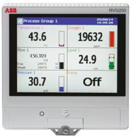 rvg200a6a6y0y0a ABB RVG200, 12 Input Channels, 1 Output Channels, Paperless Chart Recorder Measures Current, Millivolt, Resistance,