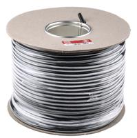 491-835 RS PRO 3183Y 0.75 mm² 3 Core Power Cable, H05VV-F, Black PVC, 100m