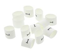 trsa-1019e11 TE Connectivity Heat Shrink Cable Markers, White, Pre-printed "1", 2 → 6mm Cable, TRSA-1019/E/1/1