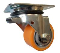 up5ba100-21b Guitel Hervieu Swivel Castor Wheel, 400kg Capacity, 100mm Wheel