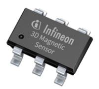 tle493d-w2b6-a1 Infineon Surface Hall Effect Sensor 2.8 V 3.5 V, I2C, TSOP, 6-Pin