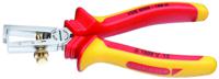 vde-8098-160-h Gedore VDE 8098 H Series Stripping Pliers Wire Stripper, 0.8mm Min, 6.0mm Max, 160 mm Overall