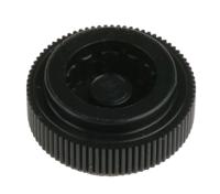 771-667 RS PRO Black Knurled Clamping Knob, M4, Unthreaded Hole