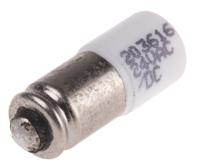 203-616 RS PRO White LED Indicator Lamp, 24V ac/dc, Midget Groove Base, 6mm Diameter, 2070mcd