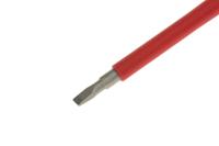 05006116001 Wera Slotted Insulated Screwdriver, 4 mm Tip, 150 mm Blade, VDE/1000V, 248 mm Overall