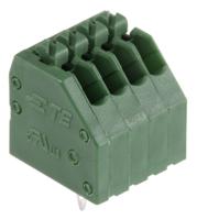 1-2834021-4 TE Connectivity PCB Terminal Block, 4-Contact, 2.5mm Pitch, Through Hole Mount, 1-Row, Solder Termination