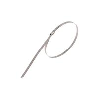 183-4225 RS PRO Cable Tie, Ball Lock, 360mm x 4.6 mm 304 Stainless Steel, Pk-100