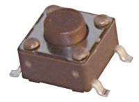 dtsm62nv Apem Brown Stem Tactile Switch, SPST 50 mA @ 12 V dc 5mm Surface Mount