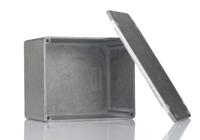 1590wcfl Hammond 1590 Series Natural Die Cast Aluminium Enclosure, IP65, Flanged, Natural Lid, 119.5 x 94 x 56.5mm