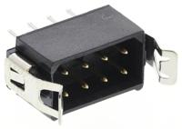 m80-8530842 HARWIN Datamate L-Tek Series Straight Through Hole PCB Header, 8 Contact(s), 2 mm Pitch, 2 Row, Shrouded
