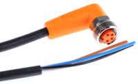 evc154 ifm electronic Right Angle Female 4 way M8 to Sensor Actuator Cable, 5m