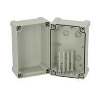 ta-191213 Fibox TA Series Grey ABS Enclosure, IP65, IK07, Grey Lid, 187 x 122 x 134mm