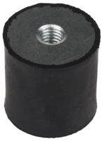 3030dd08-45 FIBET M8 Anti Vibration Mount, Female to Female Bobbin with 36.6kg Compression Load