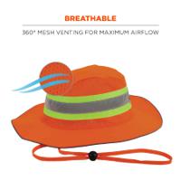 23262 Ergodyne Orange Polyester Cap