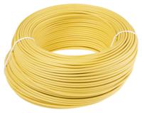 51005 Lapp ÖLFLEX HEAT Series Yellow 1.5 mm² Hook Up Wire, 15 AWG, 19/0.25 mm, 100m, Silicone Insulation,