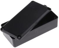 rx2kl06s-5 CAMDENBOSS Black ABS Potting Box With Lid, 58 x 28 x 18mm