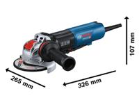 06017d3700 Bosch GWX 17-125 PSB 125mm Corded Angle Grinder