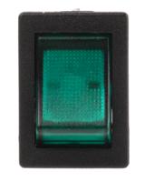 h8553vbnab Arcolectric (Bulgin) Ltd Illuminated DPST, On-Off Rocker Switch Panel Mount
