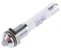 210-412 RS PRO Green, Red Panel Mount Indicator, 24V dc, 6mm Mounting Hole Size, Solder Tab Termination