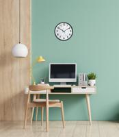 11525 Orium Black Radio Controlled Analog Wall Clock, 30cm Diameter