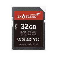 ex32gsdv30-ide Exascend 32 GB Industrial SDHC SD Card, Class 10, UHS-1 (U3), V30