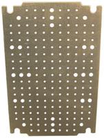 0-360-16 Legrand Steel Perforated Mounting Plate, 556mm W, 356mm L for Use with Atlantic Enclosure, Marina Enclosure