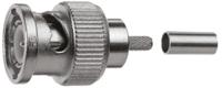 j01002a1350 Telegartner, Plug Cable Mount BNC Connector, 75Ω, Crimp Termination, Straight Body