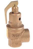 n-542-025-5-bar Nabic Valve Safety Products 5bar Pressure Relief Valve With Female BSP 1 in BSP Female Connection and a BSP 1 Exhaust