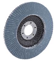3m566a-b61787 3M 566A Zirconia Aluminium Flap Disc, 115mm, Fine Grade, P120 Grit
