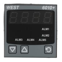 p6010-2100-000 West Instruments 6010 LED Process Indicator for RTD, Thermocouples, 45mm x 45mm