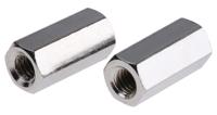 htsb-m4-15-7-1 Essentra Standoff, M4 Thread, 15mm Body, Brass, Male/Female