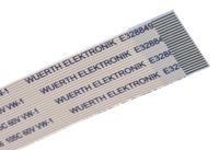 687724050002 Wurth Elektronik 6877 Series FFC Ribbon Cable, 24-Way, 0.5mm Pitch, 50mm Length