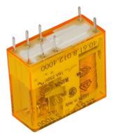 406180124000 Finder PCB Mount Power Relay, 12V ac Coil, 16A Switching Current, SPDT