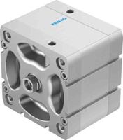 adn-100-25-i-p-a Festo Pneumatic Compact Cylinder - 536387 100 mm Bore, 25 mm ADN Series, Double Acting Acting