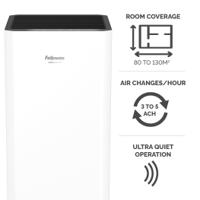 9799601 Fellowes HEPA Air Purifier, 80m², 38.3 dB, 45.9 dB, 55.8 dB, 69.5 dB