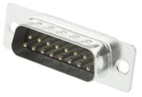 mhdb15sp MH Connectors MHDB 15 Way Cable Mount D-sub Connector Plug, 2.77mm Pitch