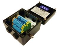 cep121290pai CE-TEK CEP Series Black Polyester Junction Box, IP66, 10 Terminals, ATEX, 120 x 122 x 90mm