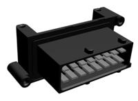 1-963215-1 TE Connectivity Automotive Connector Plug Black Through Hole 16 Way, Solder Termination