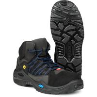 1655-46 Jalas 1655 Unisex Black, Blue, Grey Aluminium Toe Capped Safety Shoes, UK 11, EU 46