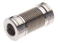 321122424 Huco Bellows Coupling, 12mm Outside Diameter, 1/4in Bore, 23mm Length Coupler