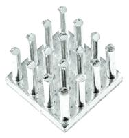 ick-s-14x14x10 Fischer Elektronik Heatsink, Universal Square Alu, 9.8K/W, 14 x 14 x 10mm