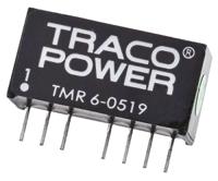 tmr-6-0519 TRACOPOWER TMR 6 DC-DC Converter, 9V dc/ 667mA Output, 4.5 → 9 V dc Input, 6W, Through Hole, +70°C Max Temp
