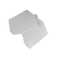 tmas-200-010 Grey Stainless Steel Pre-Cut Shim, 200mm x 200mm x 0.1mm
