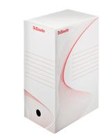 20172 Esselte White 10 Compartment A4, Foolscap Archive Box, H352mm x W100mm x D250mm