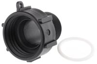 ibf150m-pg Snaplock Hose Connector, Straight IBC Adaptor, BSP 1-1/2in 1-1/2in ID