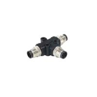 pxppvc12tsmm12afiifi Bulgin Tee M12 Plug to 12 Pole M12 Plug Adapter
