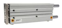 180-293 RS PRO Pneumatic Guided Cylinder - 25mm Bore, 200mm Stroke, Double Acting