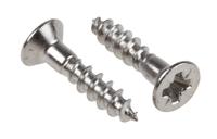 144-3527 RS PRO Pozidriv Countersunk Stainless Steel Wood Screw, A2 304, 3.5mm Thread, 16mm Length