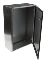 842-8355 RS PRO 304 Stainless Steel Wall Box, IP66, 600 mm x 400 mm x 200mm