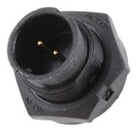 bd-02pmms-lc7001 Amphenol Industrial Industrial Circular Connector, 2 Contacts, Threaded, Standard Connector, Plug, Male, IP67, Ceres